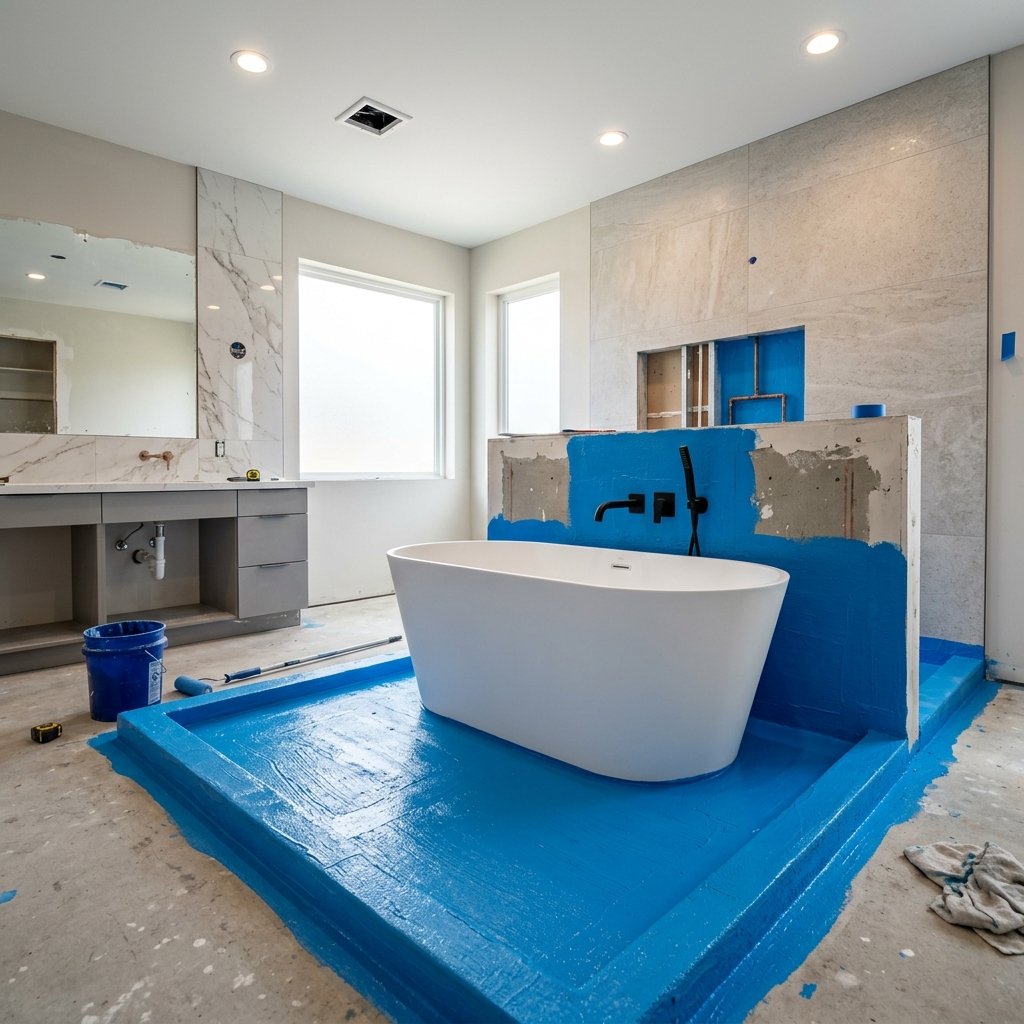 Bathroom Waterproofing Project